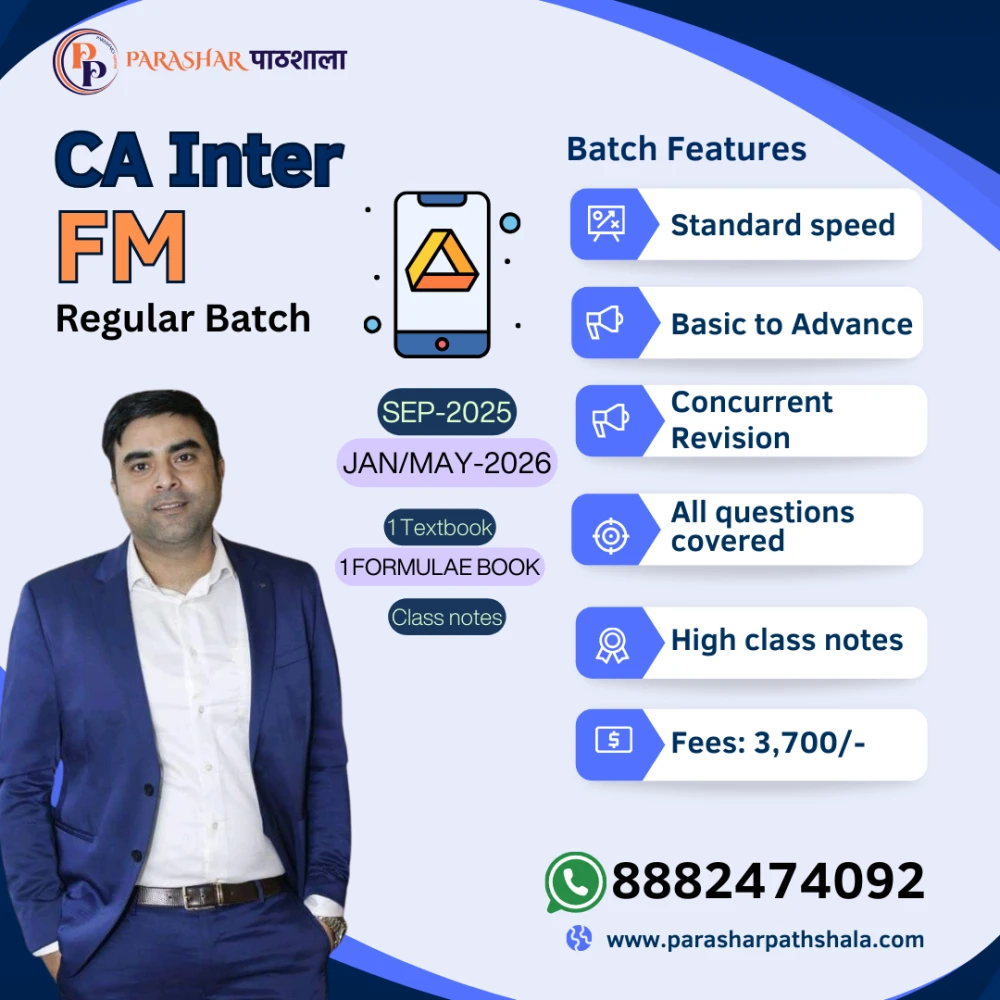 CA Inter Financial Management (FM)